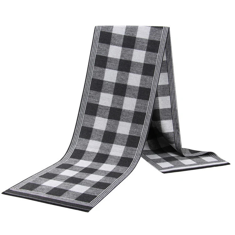 Cashmere-Feel Knit Scarf & Shawl