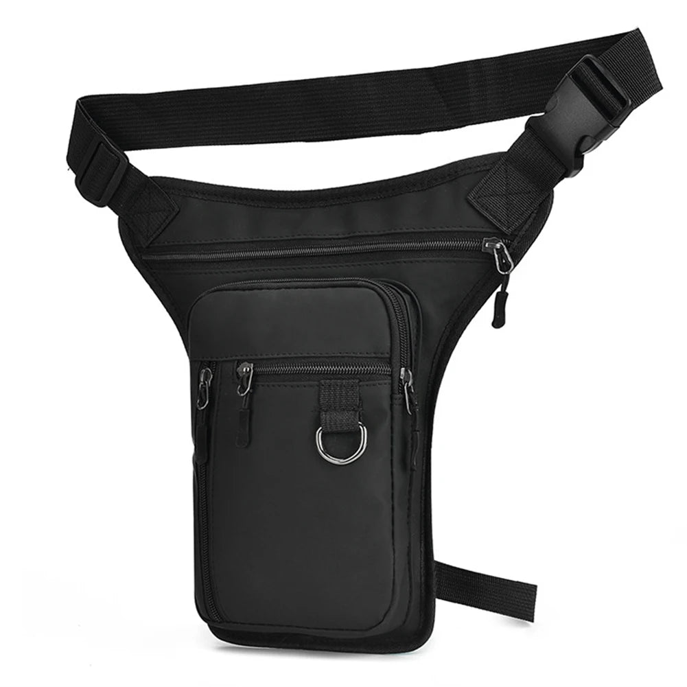 Men's Waterproof Drop Leg & Waist Pack – MOLLE Thigh Bag for Motorcycle & Hiking