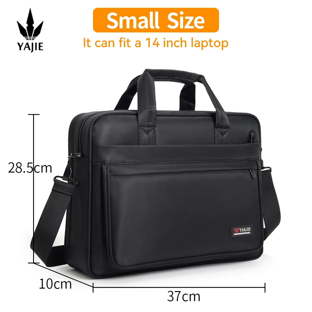 Briefcases For Men Canvas Tote Bag Large Laptop Case 15.6 Inch 17 Inch 14 Inch Computer Bag  Work Business  Shoulder Office
