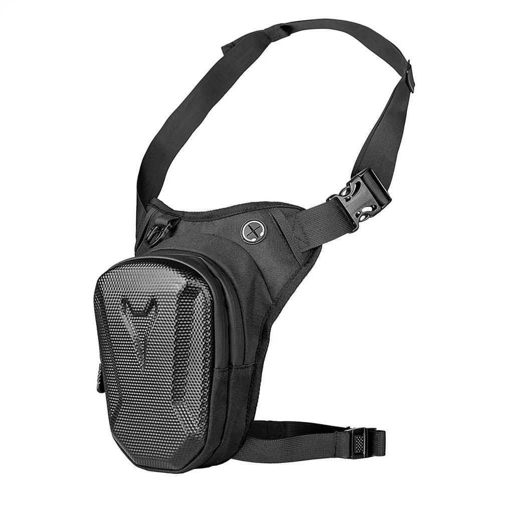 EVA Hard Shell Motorcycle Leg & Waist Bag – Waterproof Rider Crossbody Pack