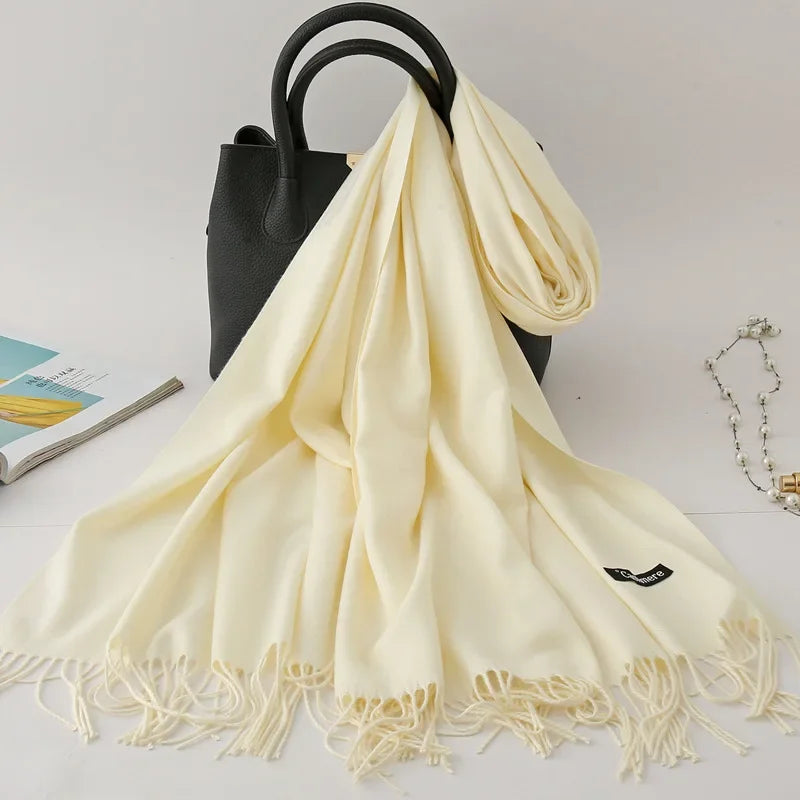 Men's Cashmere Blend Solid Scarf