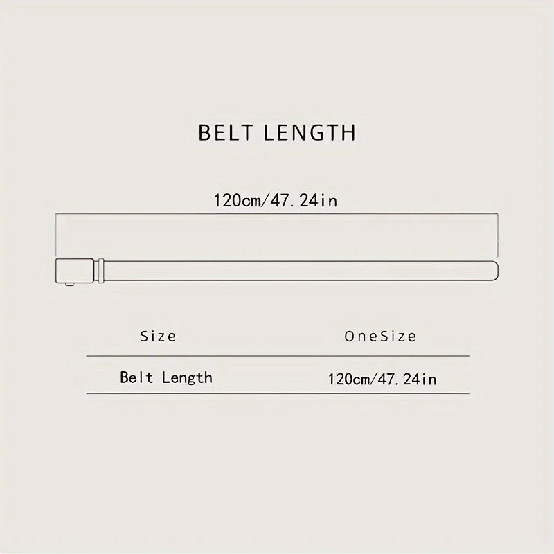 Men's Automatic Ratchet Belt – Zinc Alloy Buckle, 4 Colours