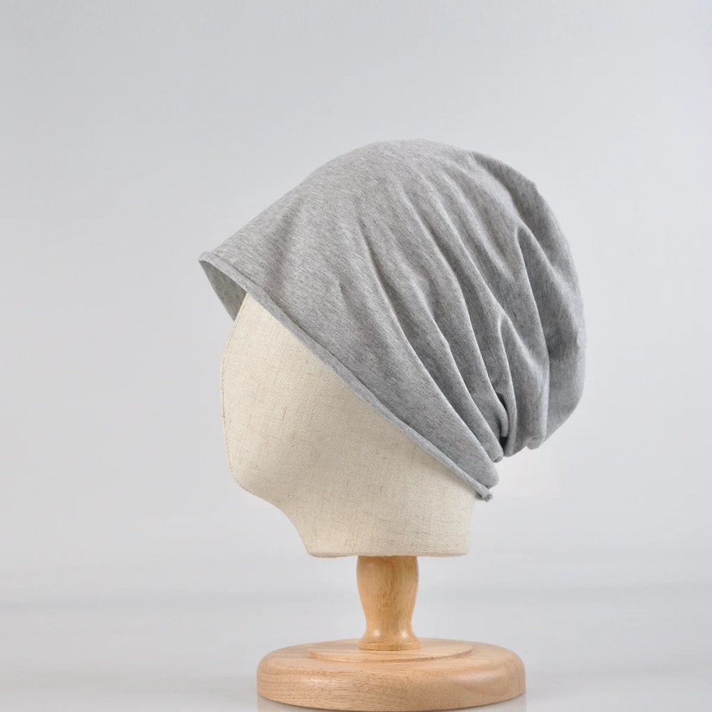 Classic Cotton Knit Beanie — Unisex, Windproof, One Size
