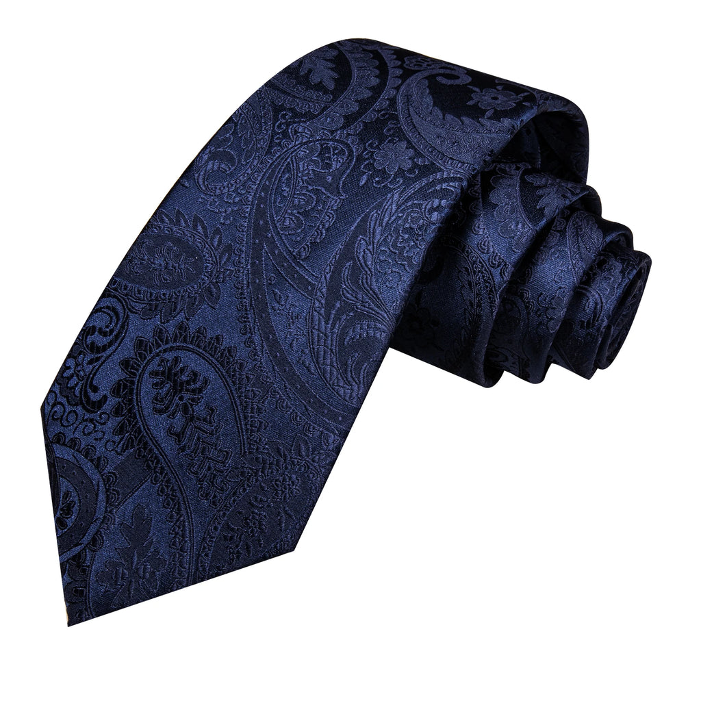 Hi-Tie Men's Silk Paisley Necktie – Italian Design | 8.5cm
