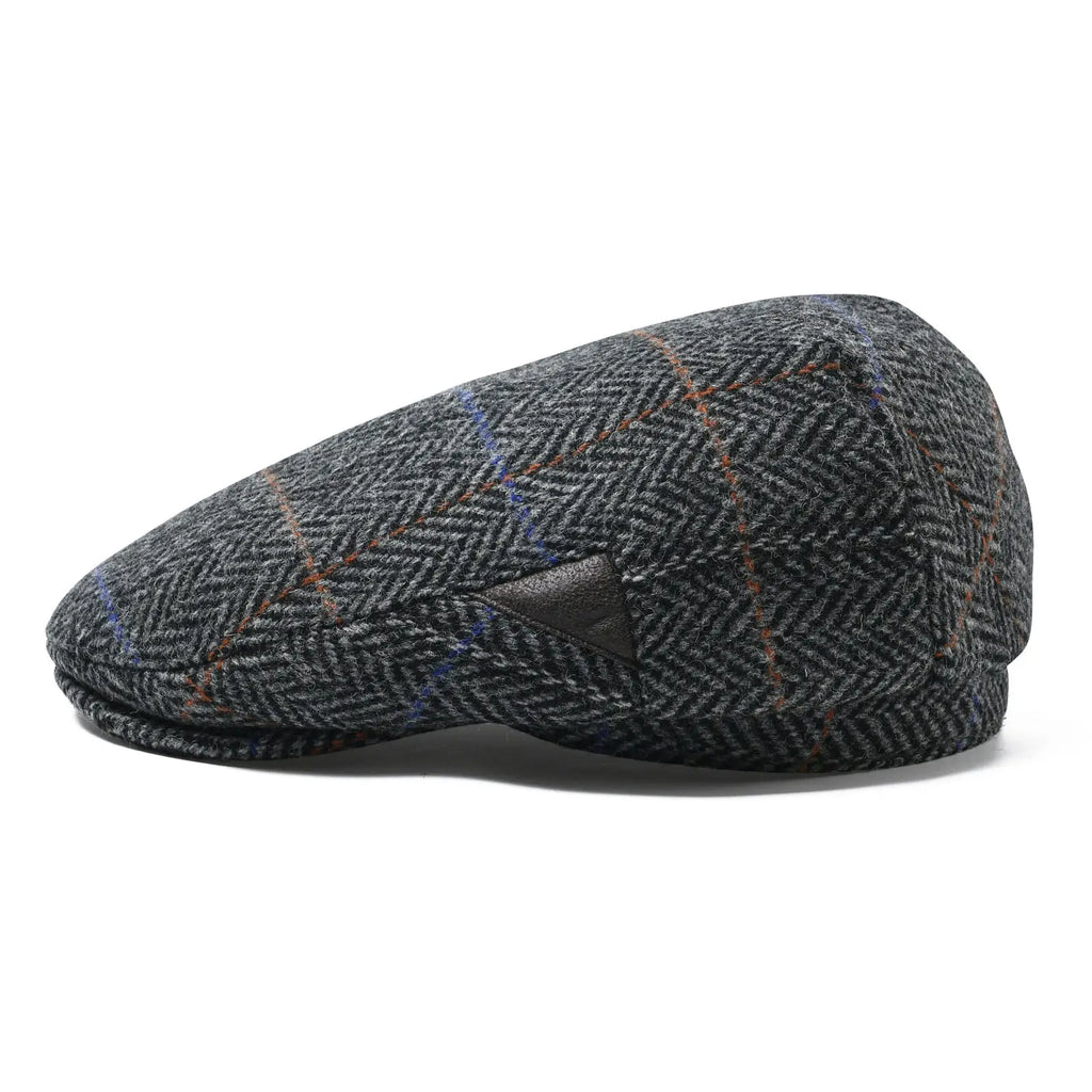 Men's Wool Tweed Flat Cap – Irish Gatsby Newsboy