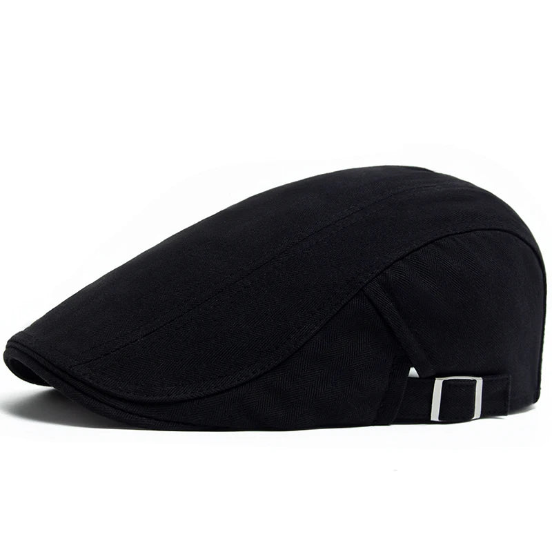 Classic Cotton Beret — Unisex Newsboy Cap