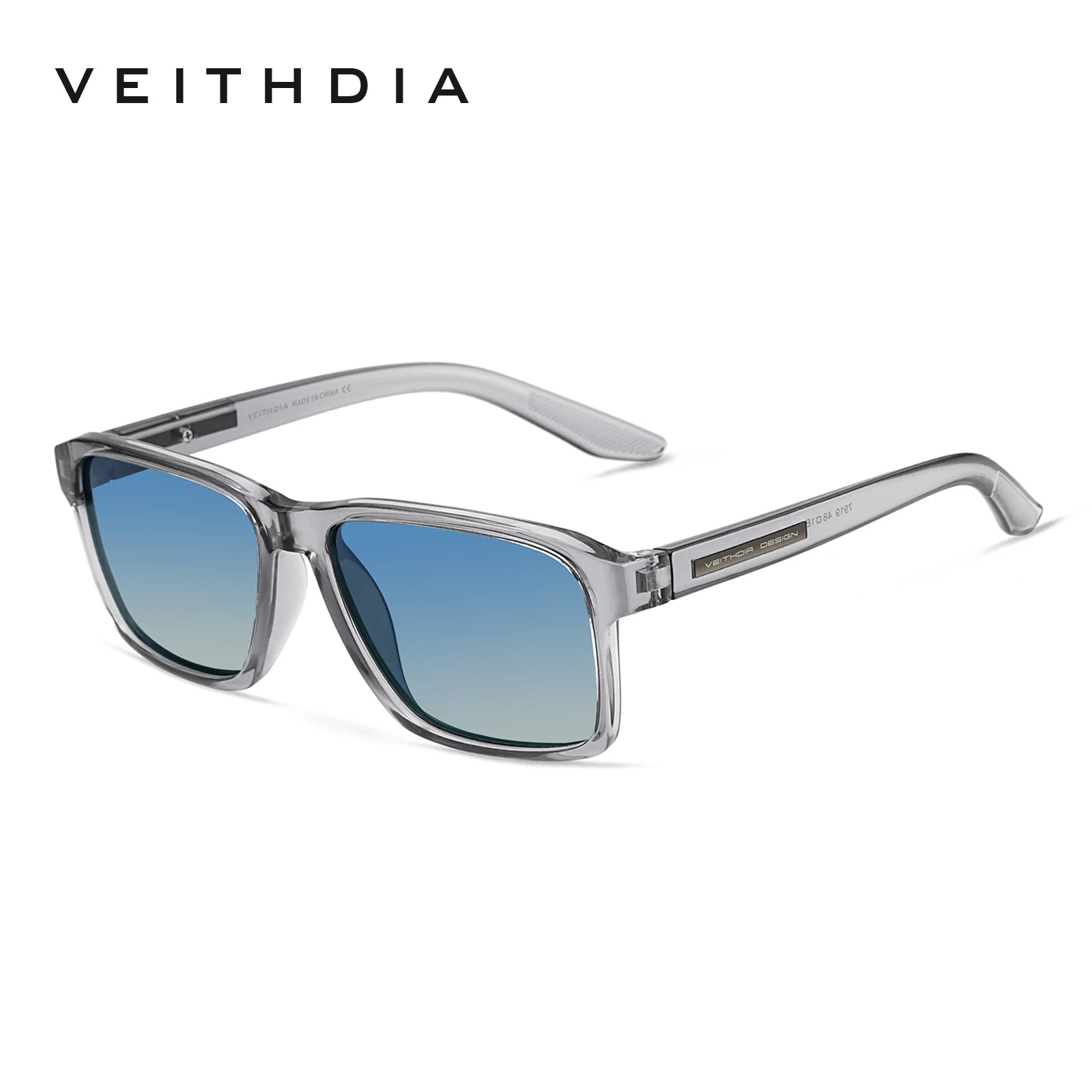 VEITHDIA Polarized Sunglasses | Square TR-90 Frame | UV400