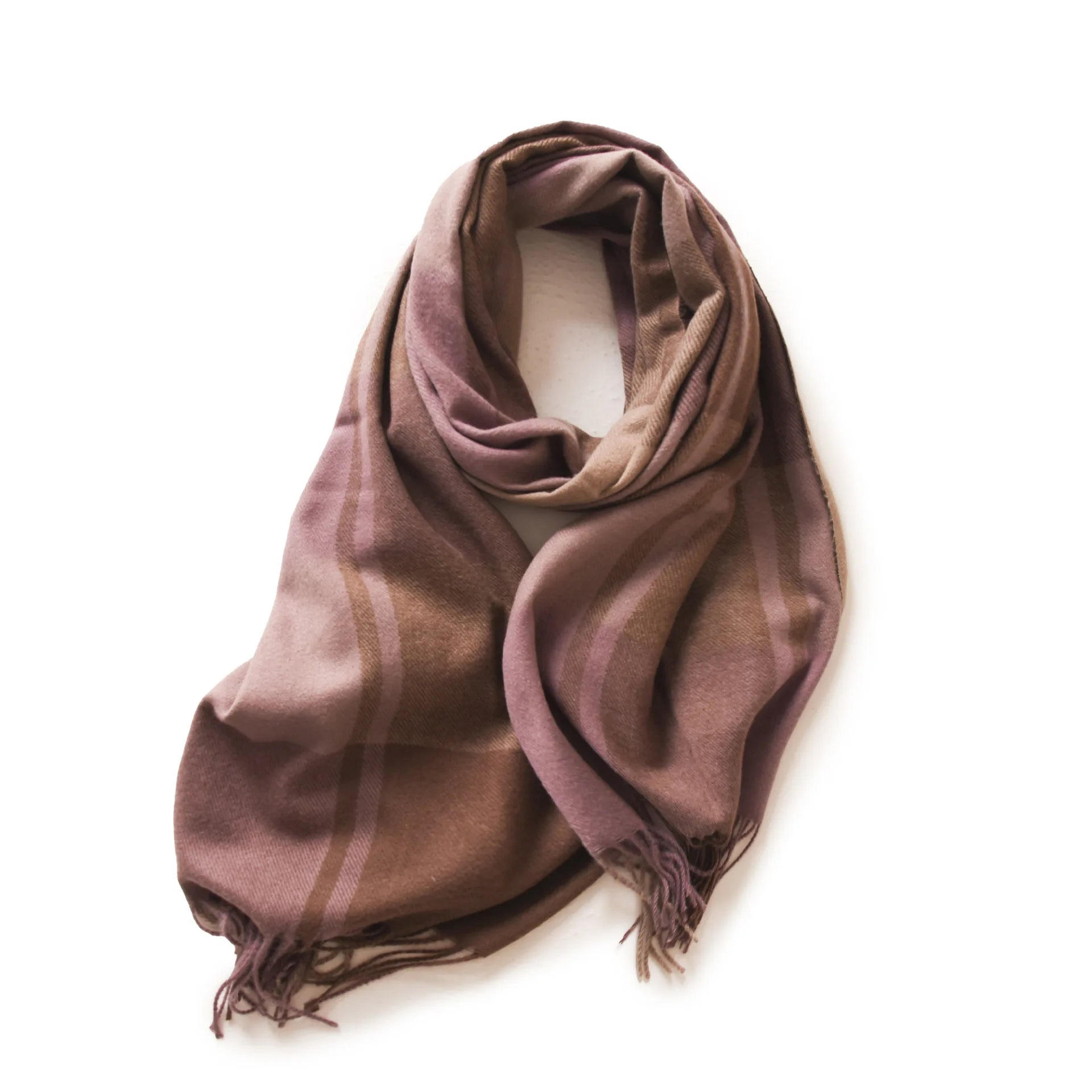 Men's Soft Winter Scarf | Warm Tassel Wrap & Shawl