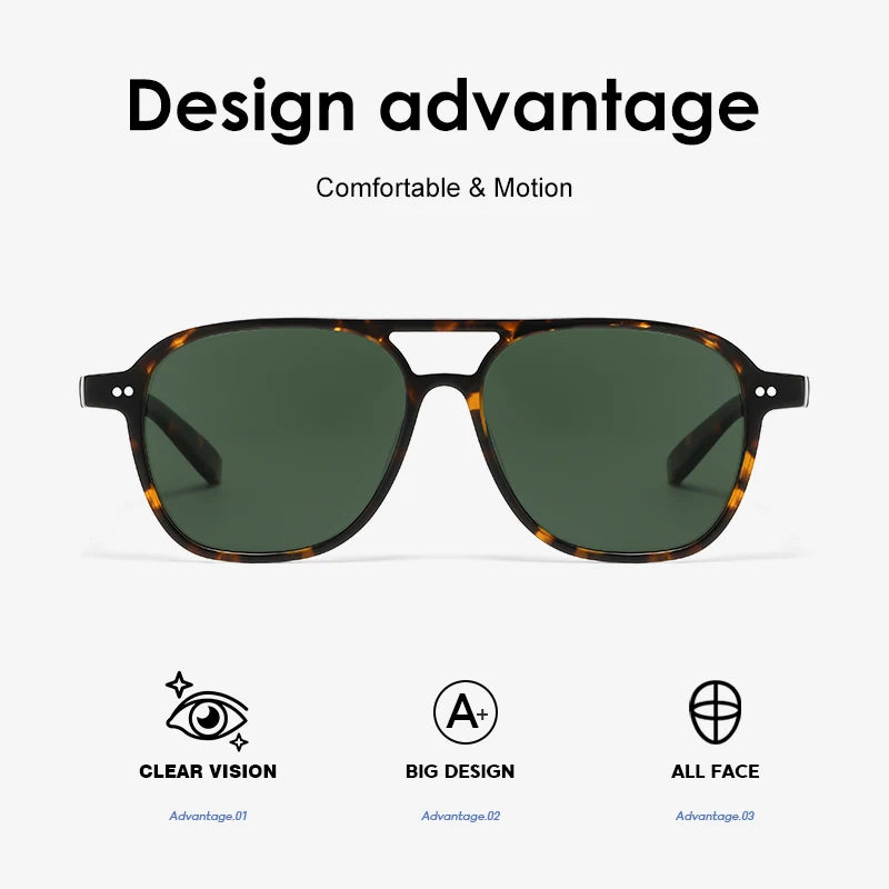 ROGBAE Bjorn Oval Acetate Sunglasses — Photochromic