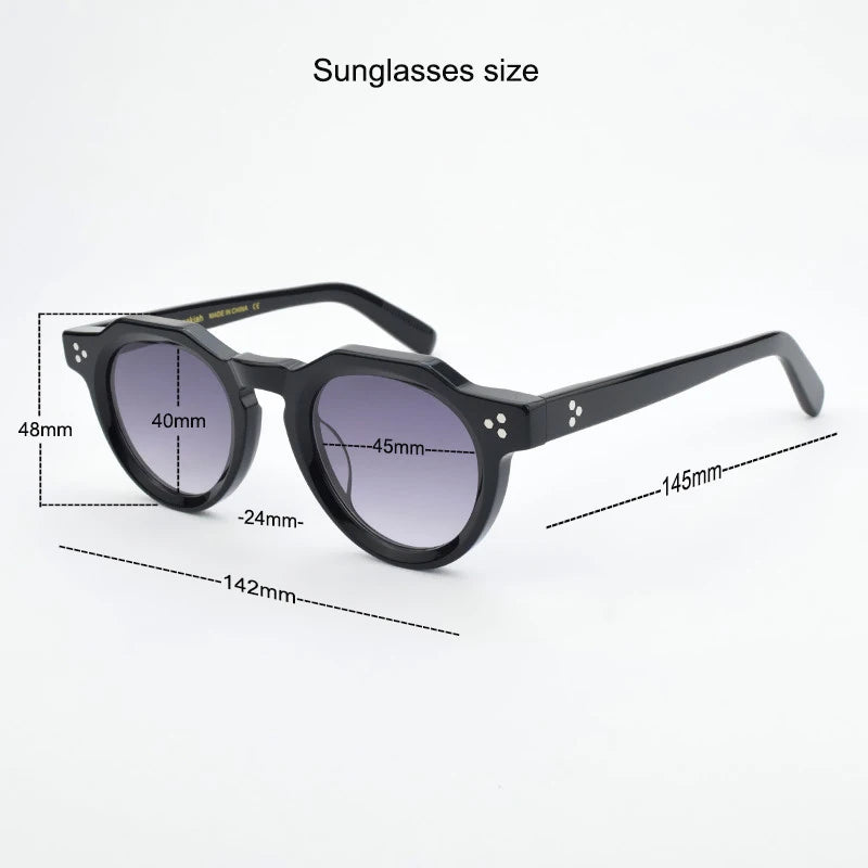 TAG Hezekiah OBJSKY Mirror Photochromic Round Sunglasses