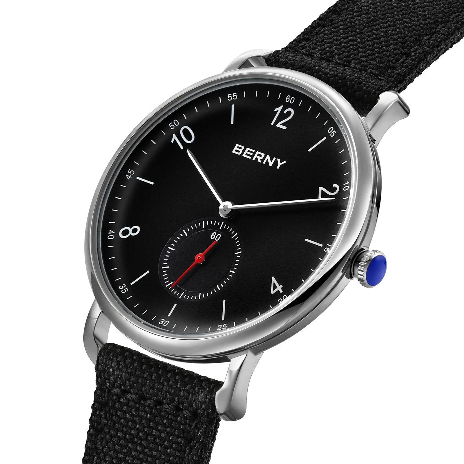 BERNY 2929CS Smart Casual Quartz Watch | Miyota 1L45 | 5ATM | Quick-Release Canvas Strap