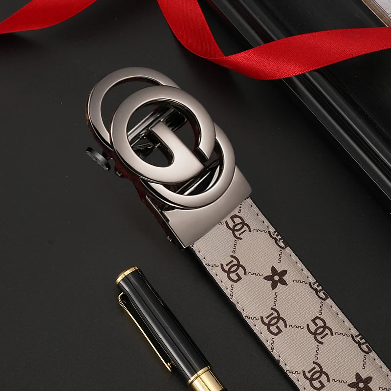 Men's Automatic Ratchet Belt – Zinc Alloy Buckle, 4 Colours