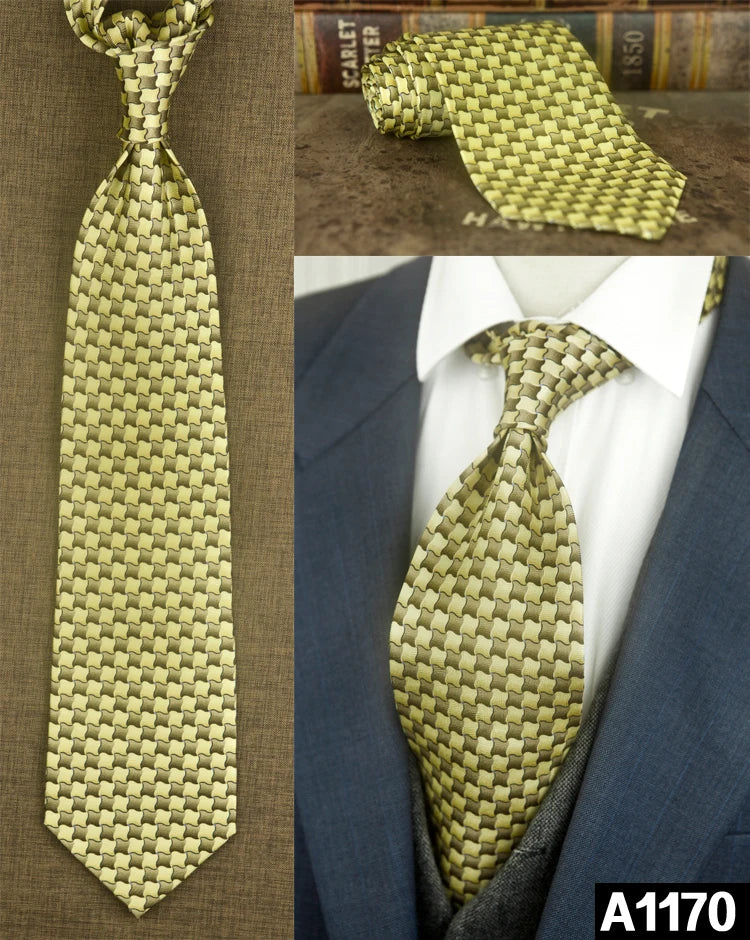 100% Silk Men's Printed Necktie – Vintage & Novelty Collection