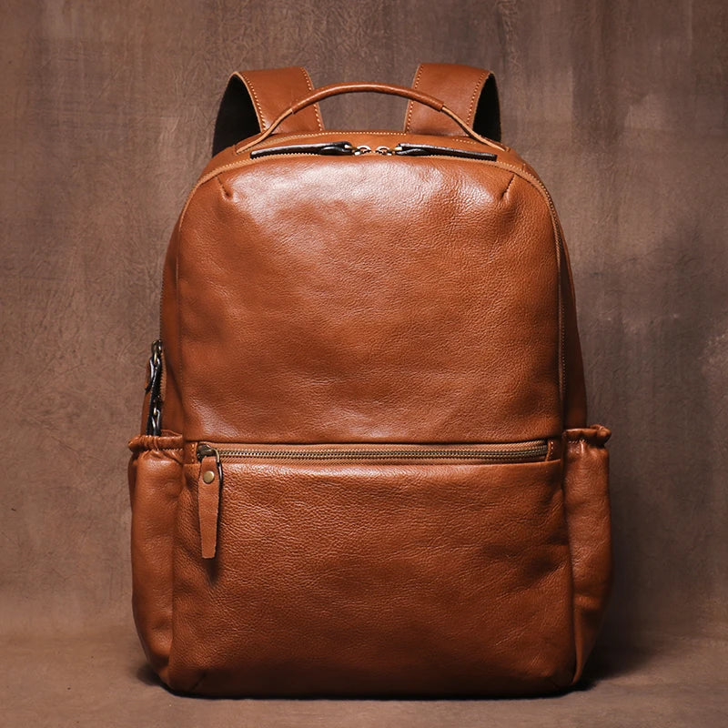 GURO Large Genuine Leather Laptop Backpack