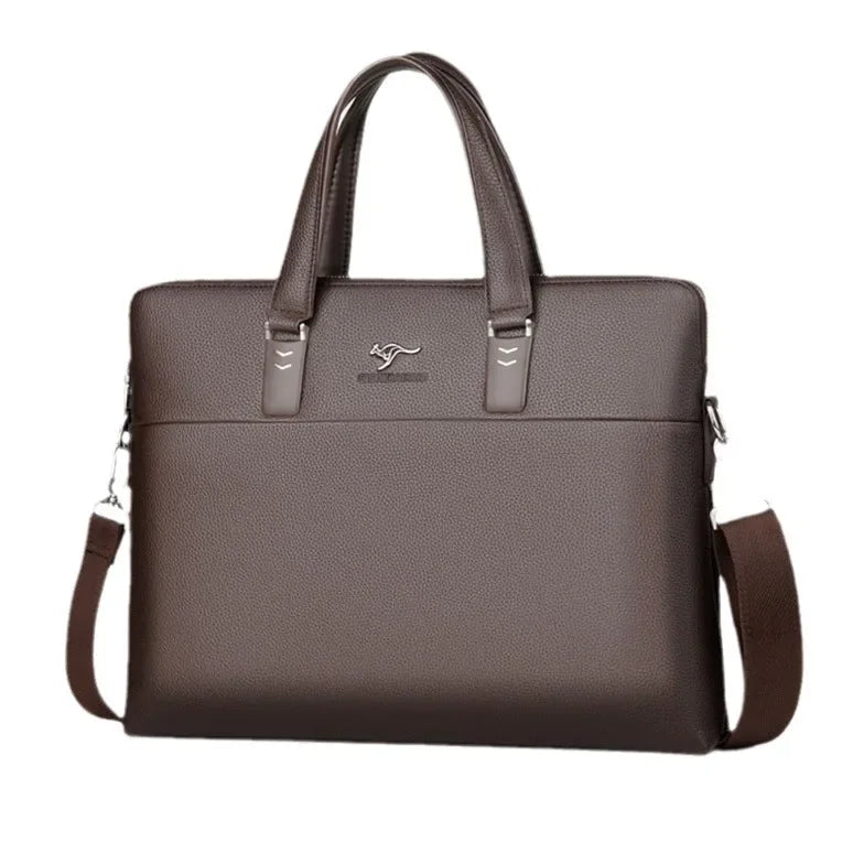 Large Capacity Waterproof Business Man's Briefcase Horizontal Style Computer Bag Handbag for Commercial Use in China