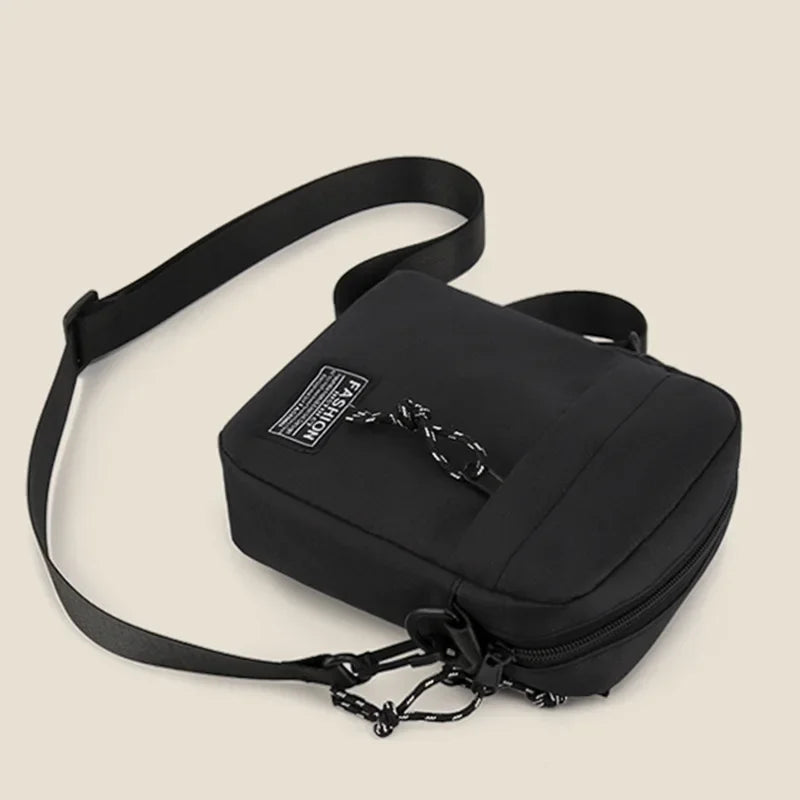 Oxford Baguette Crossbody Bag – Compact Unisex Satchel & Shoulder Bag