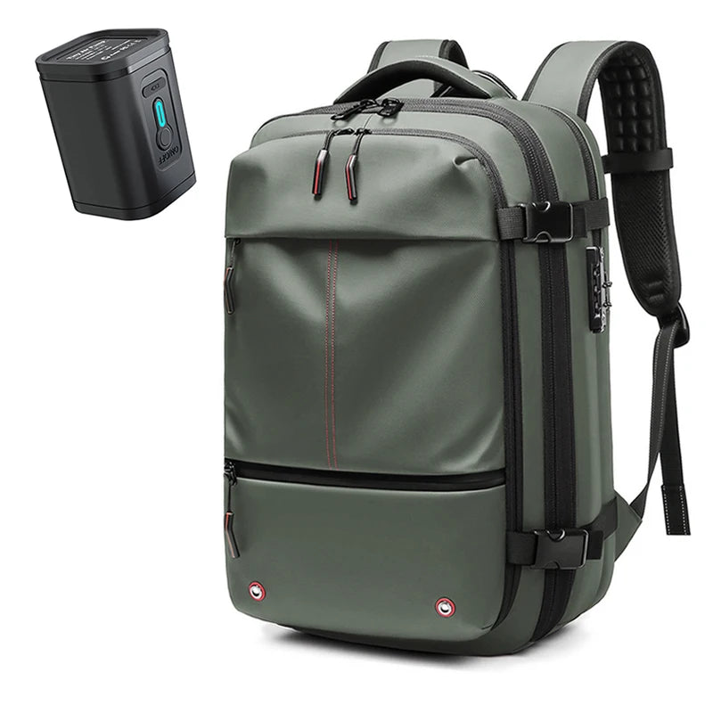 Infeylay 150219 Vacuum Compression Travel Backpack – 36–55L, 17" Laptop, Expandable