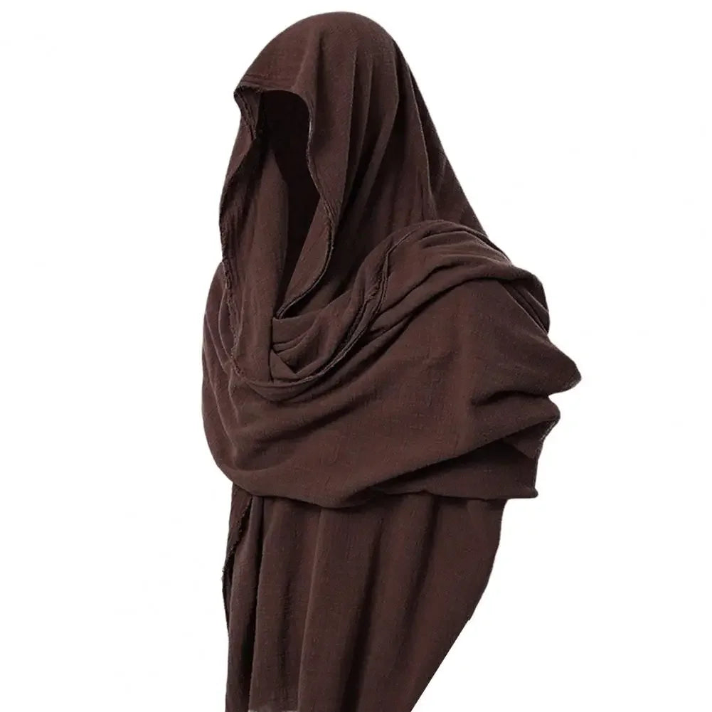 Men's Vintage Hood Cloak Scarf | Oversized Wrap & Cape