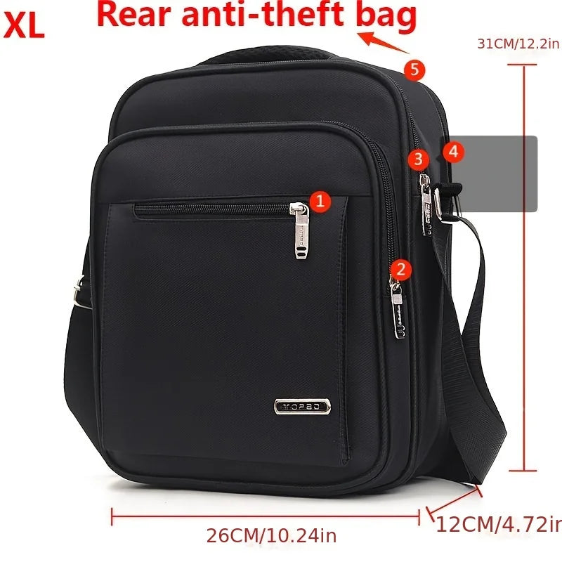 Men's Large Capacity Messenger Bag – Business & Casual Shoulder Bag