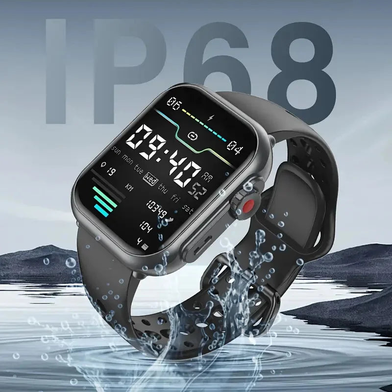 BOXUXING 1.85" AMOLED Smartwatch | 1000mAh, IP68, Bluetooth Calling & GPS