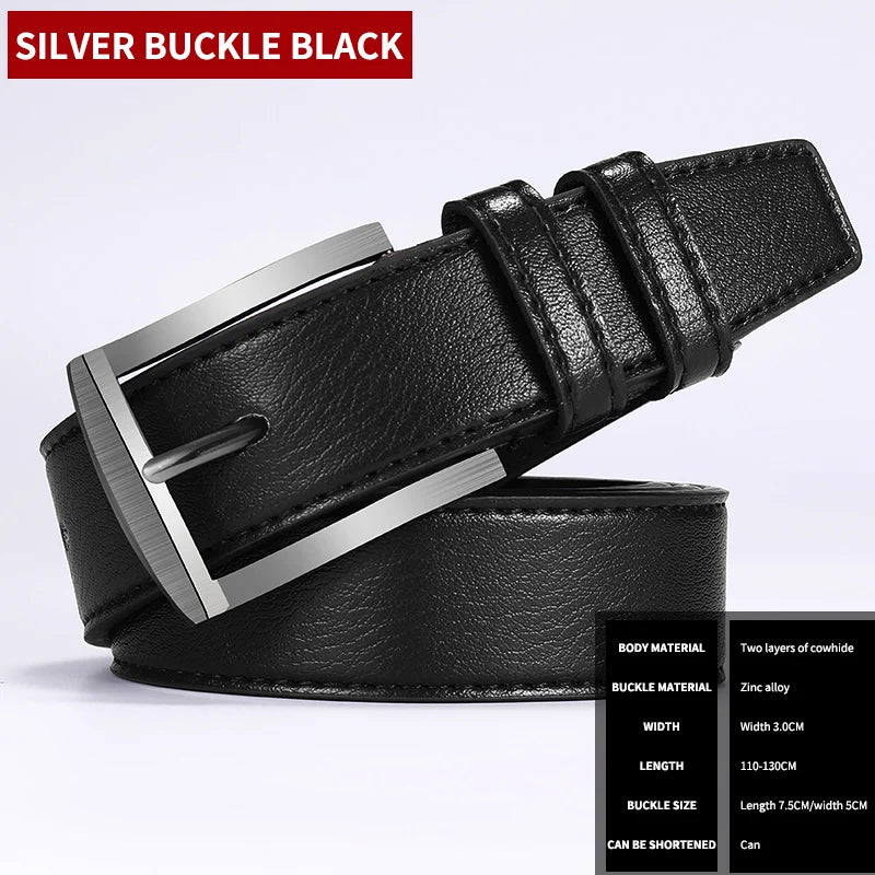 Men's Pin Buckle Belt – Vintage Casual Style