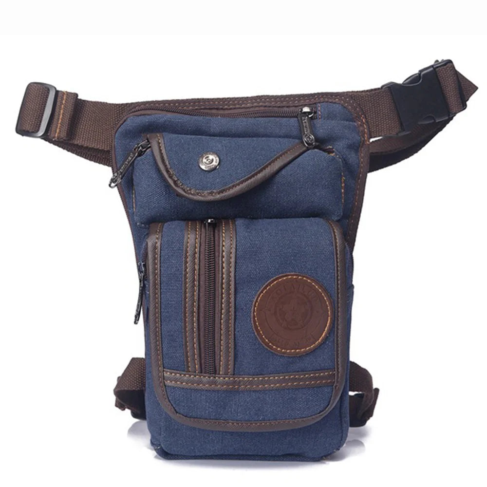 Men's Drop Leg Bag – Tactical Fanny Pack & Motorcycle Rider Waist Pack
