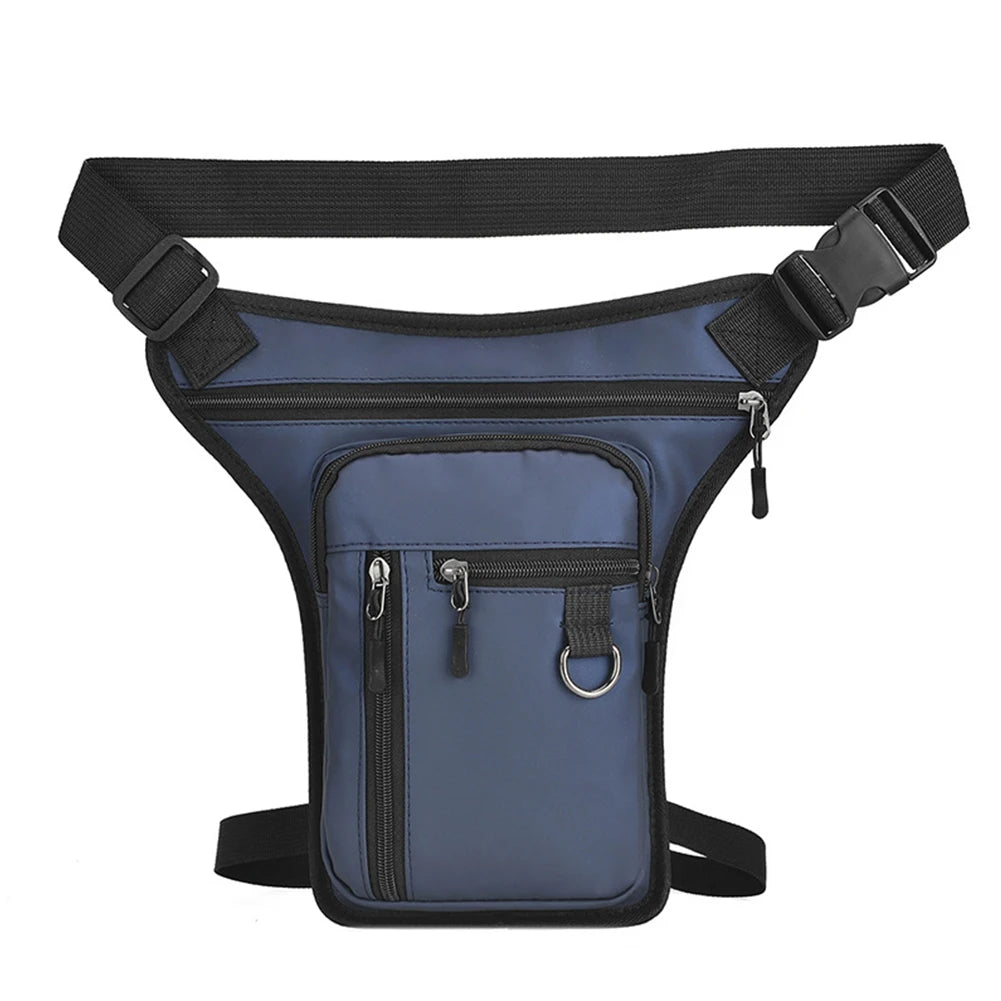Men's Waterproof Drop Leg & Waist Pack – MOLLE Thigh Bag for Motorcycle & Hiking