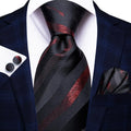 Hi-Tie Men's 100% Silk Paisley Necktie – 8.5cm | 15 Colours
