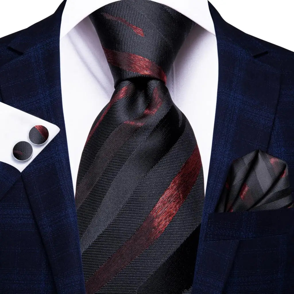 Hi-Tie Men's 100% Silk Paisley Necktie – 8.5cm | 15 Colours