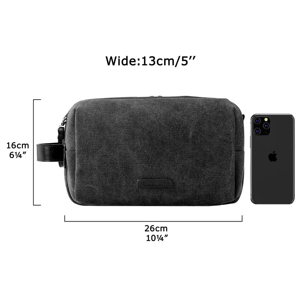 BAGSMART Toiletry Bag – Large Capacity Travel Organiser for Men & Women