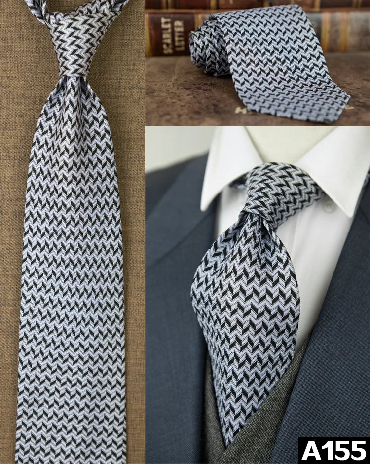100% Silk Men's Printed Necktie – Vintage & Novelty Collection
