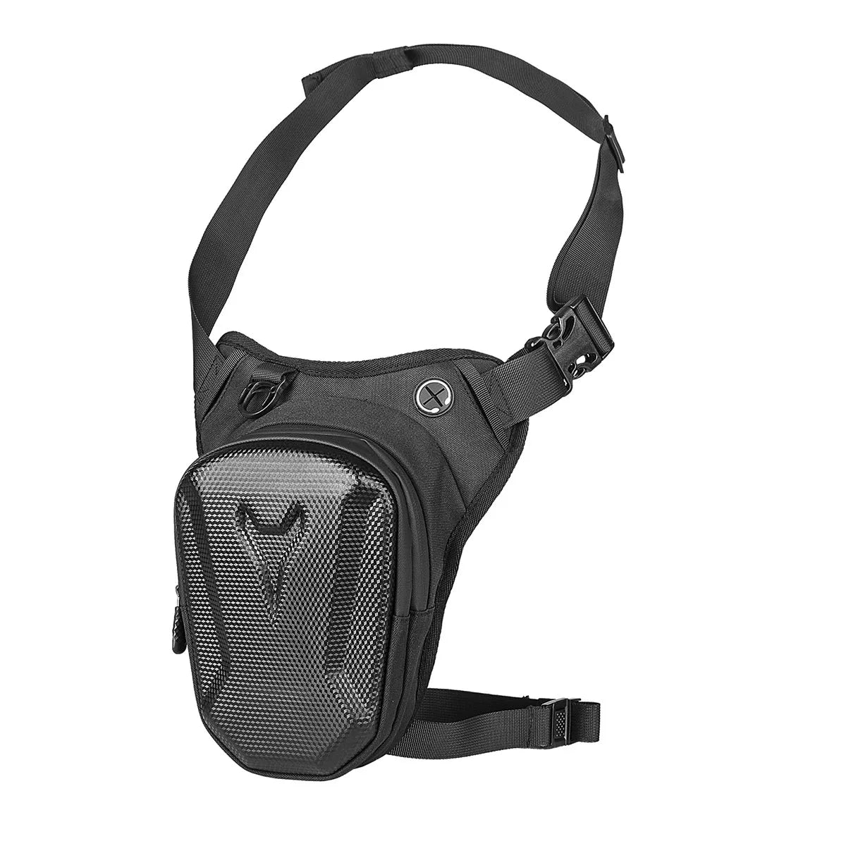 EVA Hard Shell Motorcycle Leg & Waist Bag – Waterproof Rider Crossbody Pack