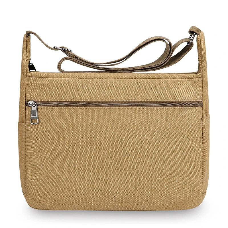 Unisex Nylon Box Crossbody & Shoulder Bag – Casual Tote Messenger for Travel & Daily Use