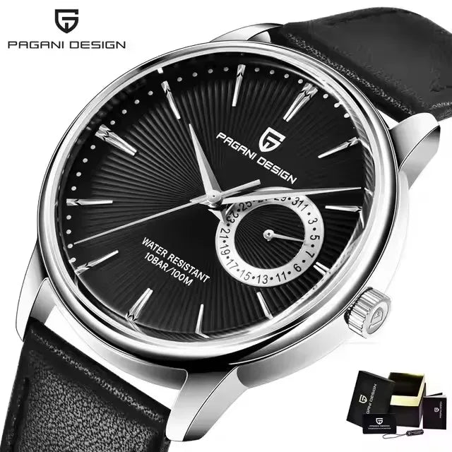 Pagani Design PD-1654 Men's Quartz Watch | Leather Strap | Japanese Movement