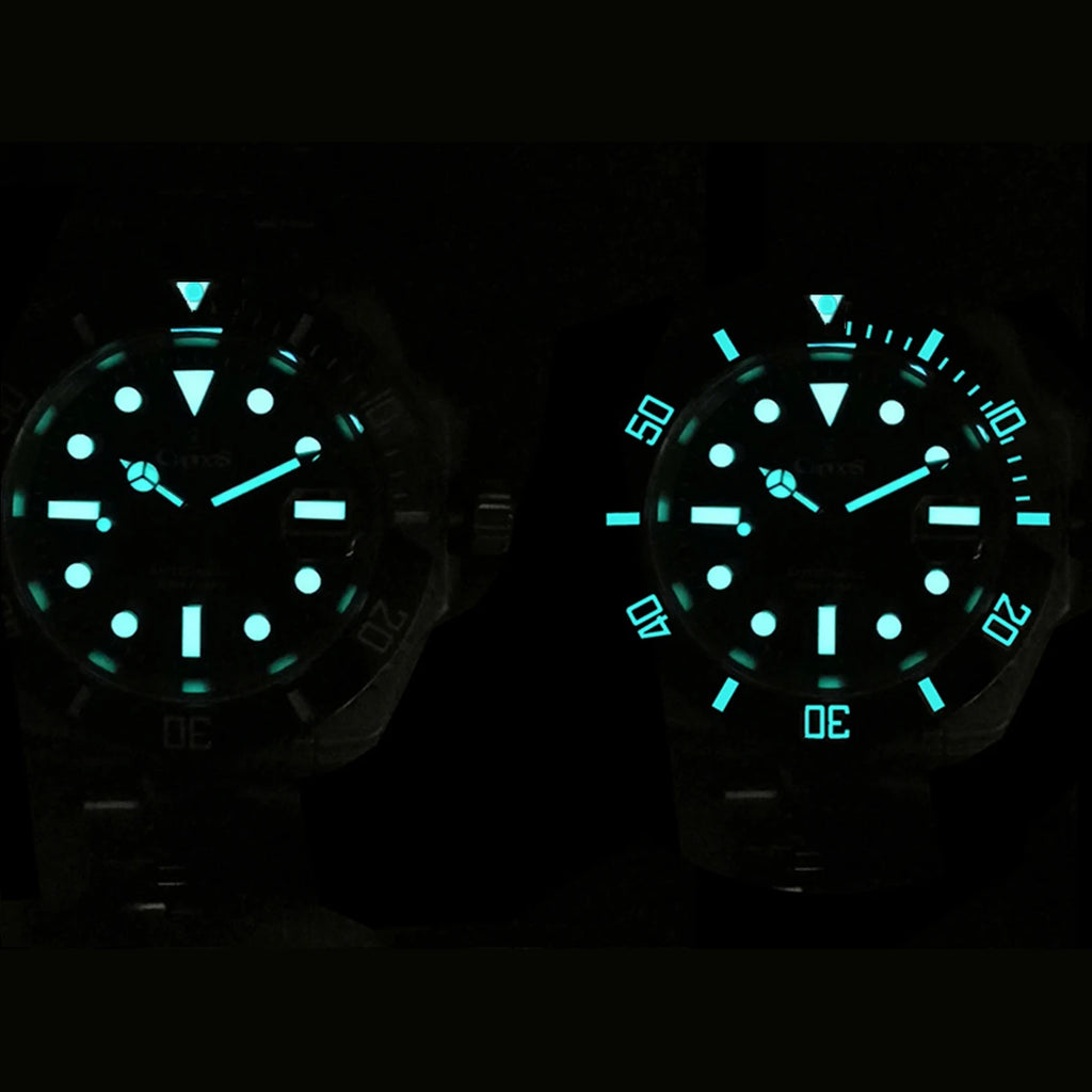 Cronos L6015 40mm Dive Watch – NH35, Ceramic Bezel, BGW9 Lume, 200m, Glidelock Clasp