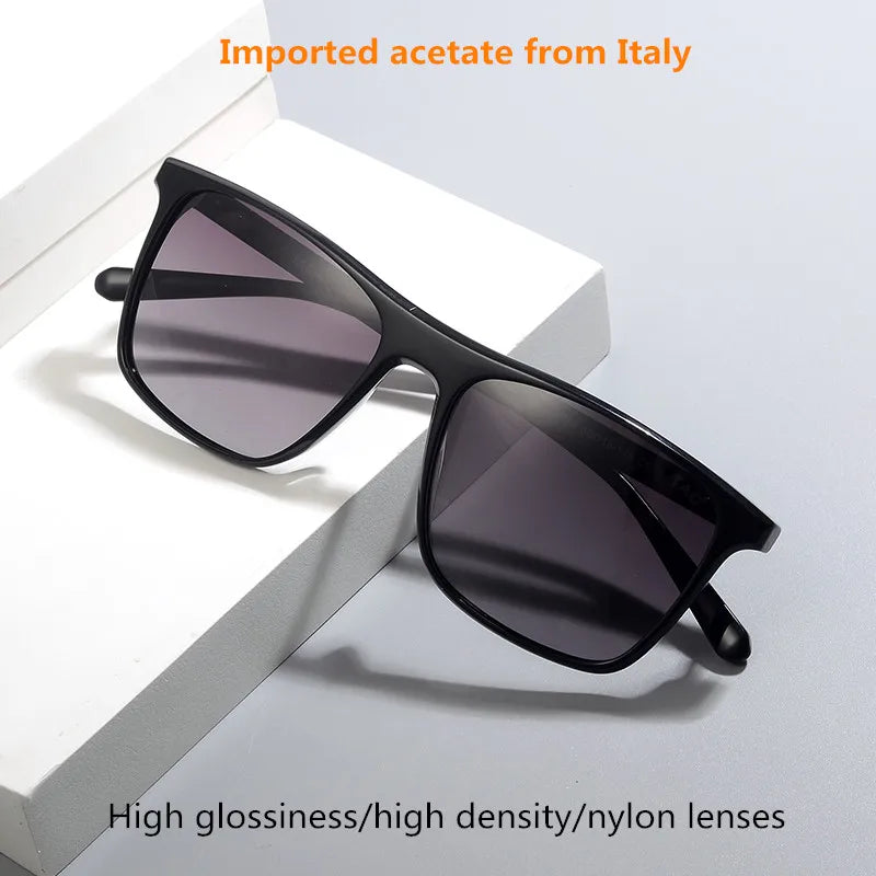 TAG Hezekiah 8708 Polarized Photochromic Square Sunglasses
