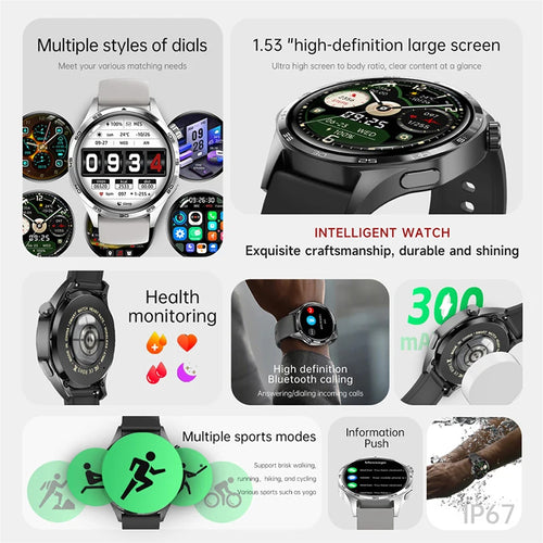 ChiBear Watch 5 Pro NFC Smartwatch | Bluetooth Calling, Heart Rate & Health Monitor