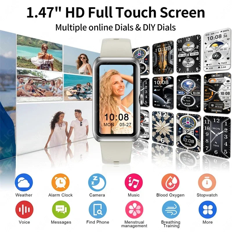 LIGE T11 Fitness Tracker Smartwatch | IP68, Bluetooth Calling, Heart Rate & Sleep Monitor