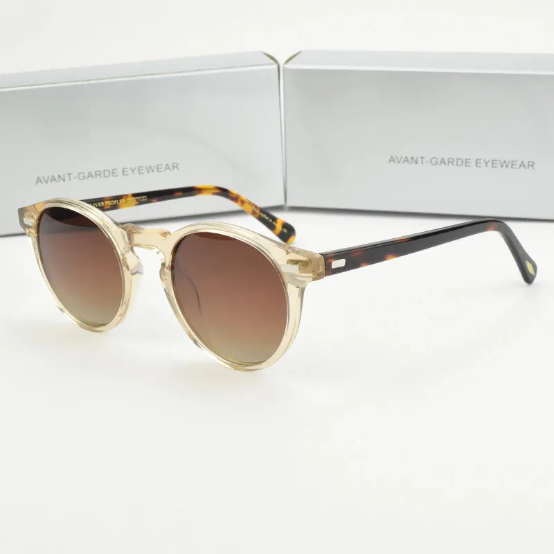 TAG Hezekiah 5186 Polarized Photochromic Round Sunglasses