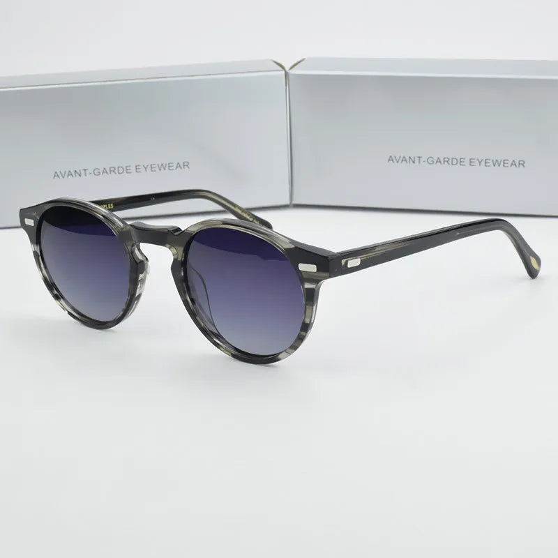 TAG Hezekiah 5186 Polarized Photochromic Round Sunglasses