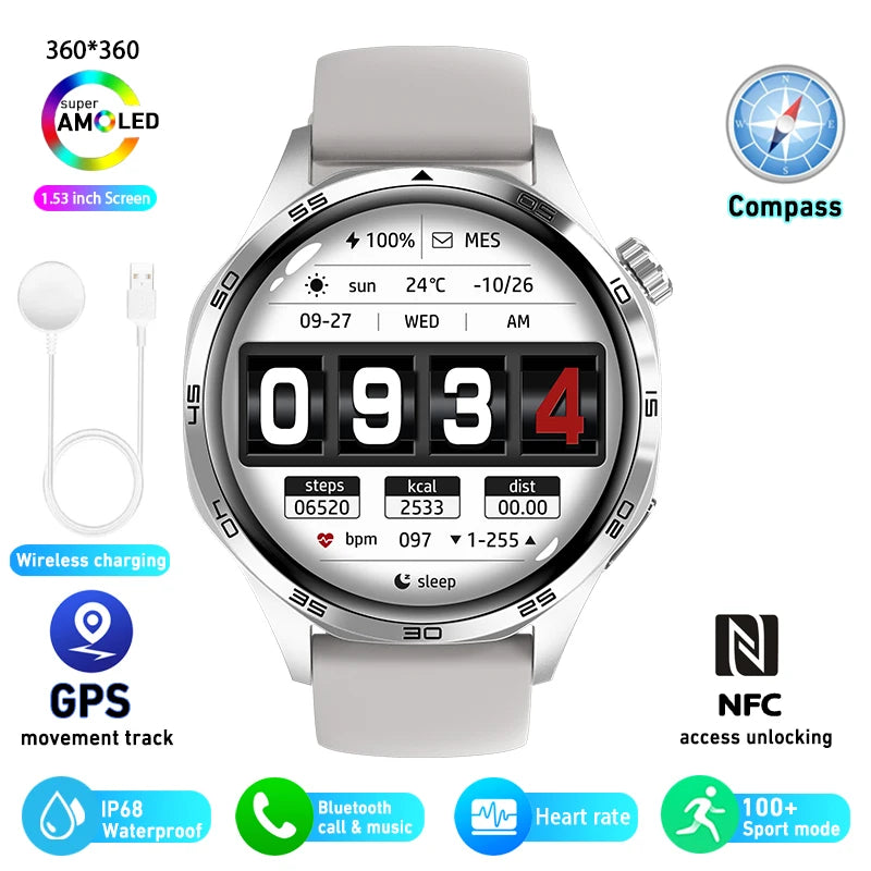 ChiBear Watch 5 Pro NFC Smartwatch | Bluetooth Calling, Heart Rate & Health Monitor