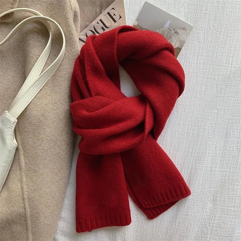 Sheep Wool Knit Scarf
