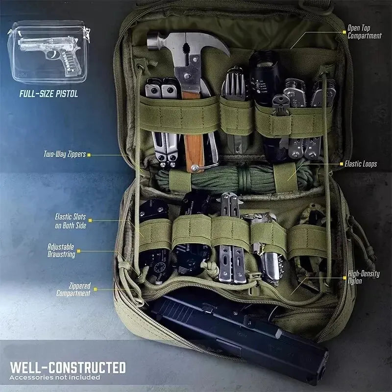 Men's Waterproof Oxford Gym & Travel Bag – Large Capacity Outdoor Tool Bag