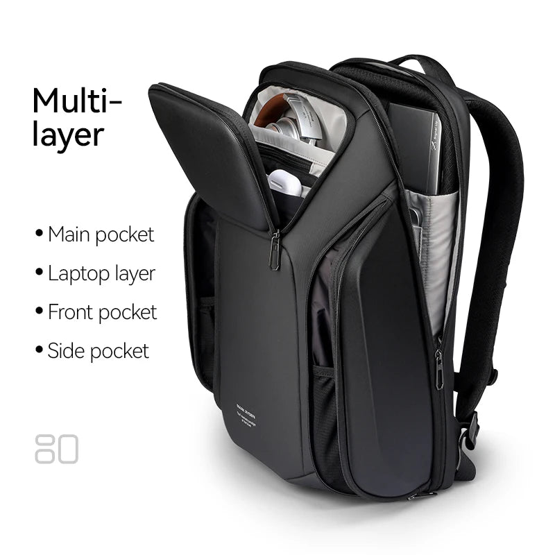 Mark Ryden MR4313 Hard Shell Business Backpack – EVA, Waterproof, 15.6" Laptop