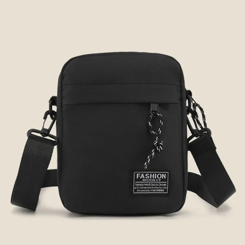 Oxford Baguette Crossbody Bag – Compact Unisex Satchel & Shoulder Bag
