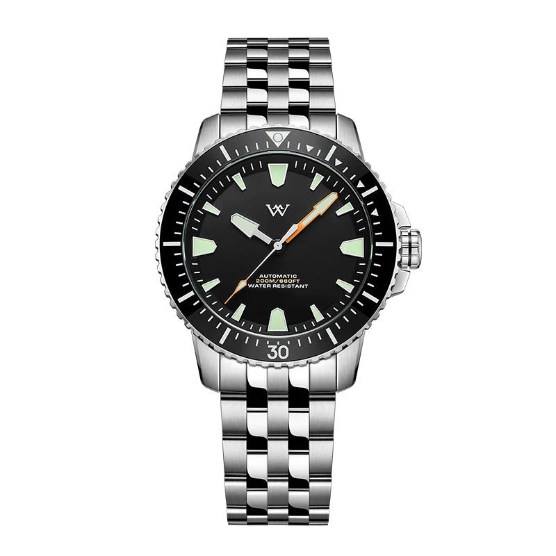 Welly Merck WM211 Automatic Dive Watch – Seiko NH35, AR Sapphire Crystal, 200m Water Resistant