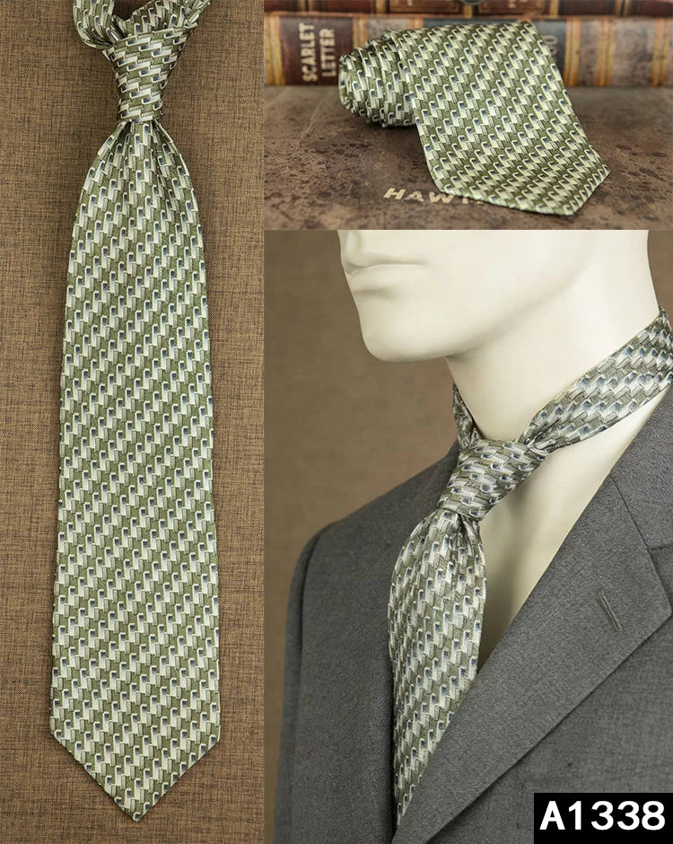 100% Silk Men's Printed Necktie – Vintage & Novelty Collection
