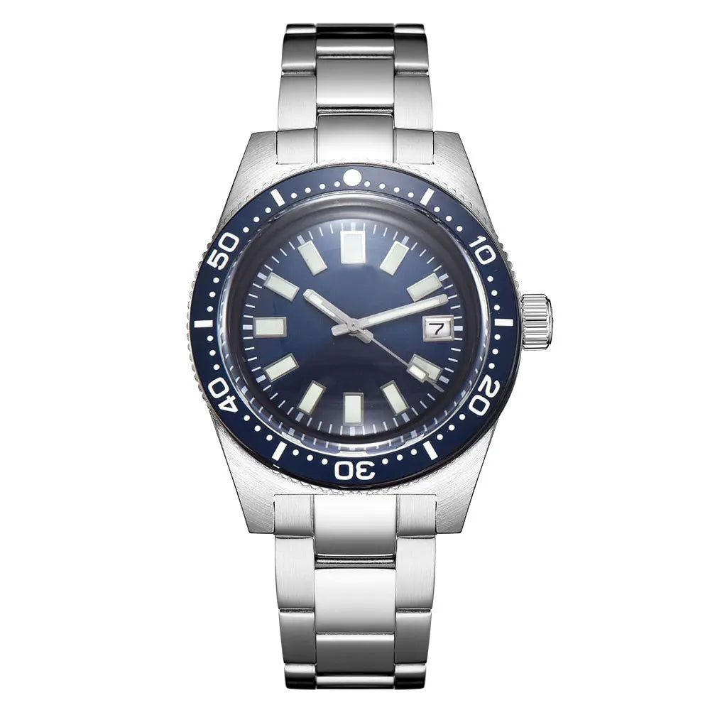 Tandorio 41mm 62MAS Dive Watch – Seiko NH35A, Ceramic Bezel, AR Sapphire, 300m Water Resistant
