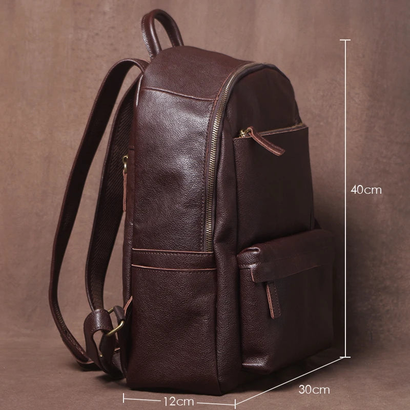 GURO Genuine Leather Laptop Backpack