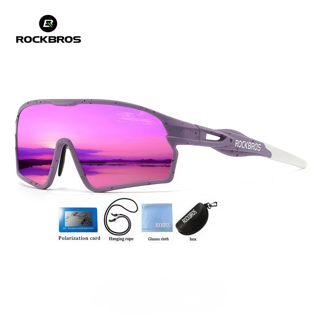 ROCKBROS  Fashion Street Sunglasses for Men Sport Y2K Cycling Glasses MTB Bike Bicycle Camping Golf UV400 Glasses Women Baseball